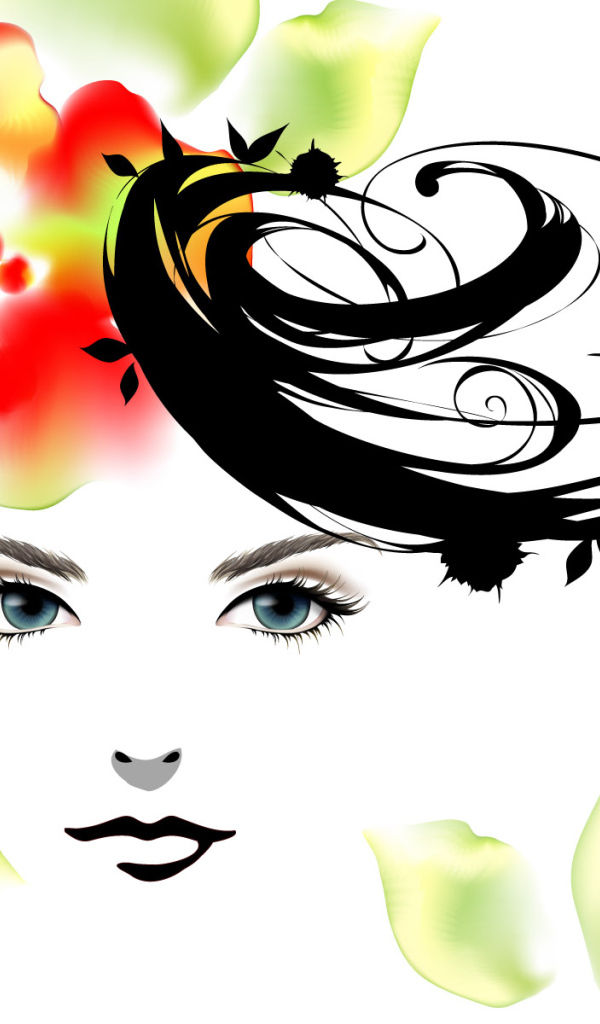 Рисованная дама