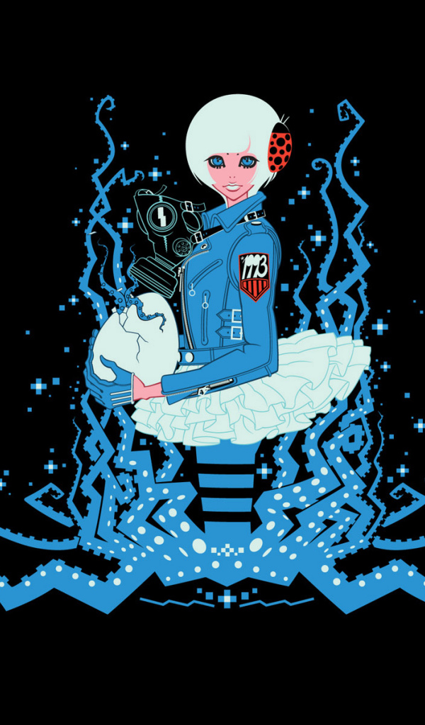 Векторная девчонка