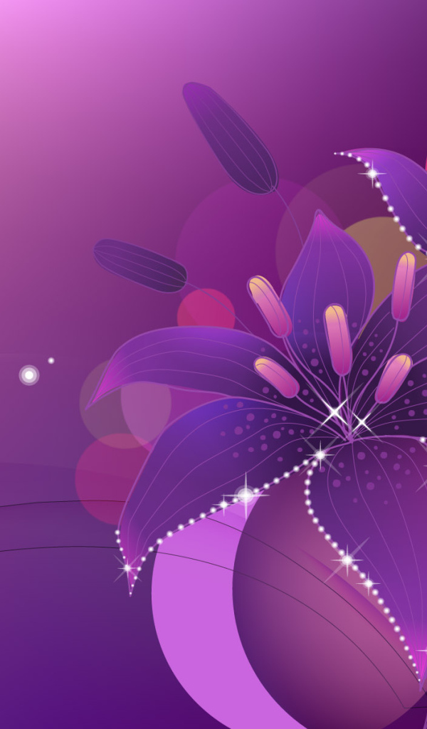 Фиолетовые цветы