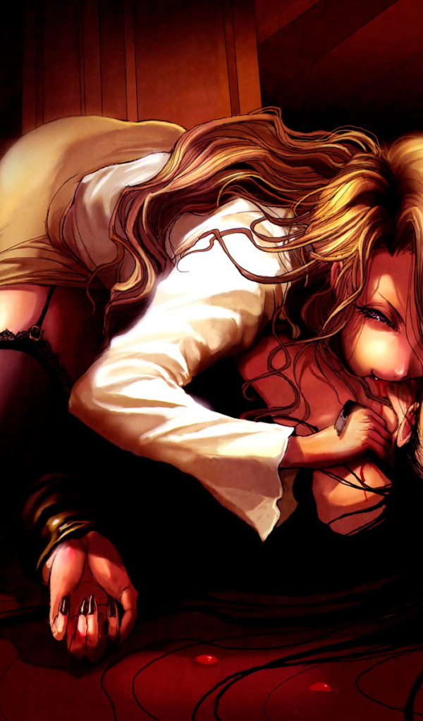 Девушка вампир