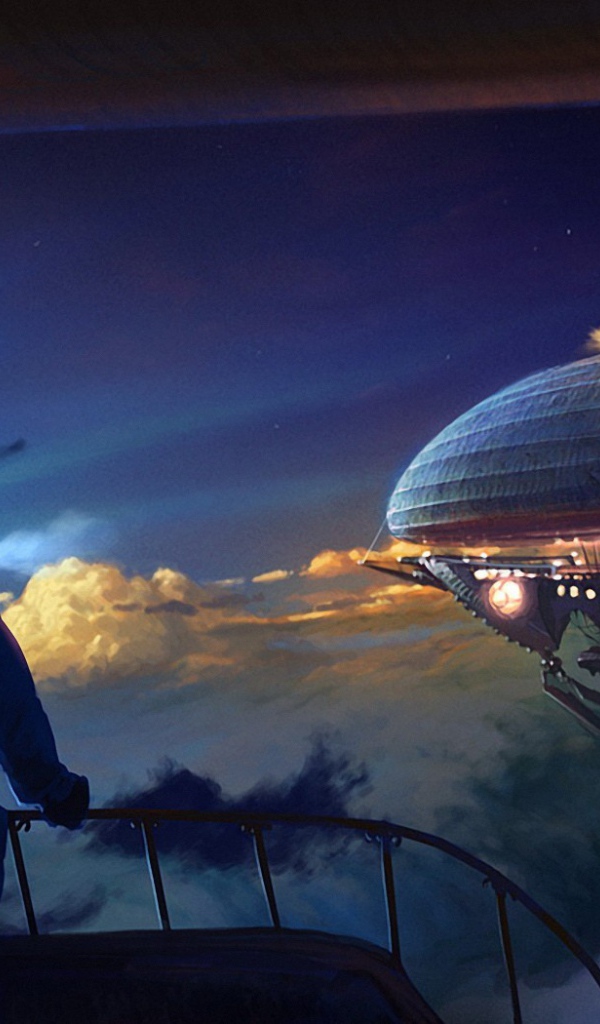 Погоня за летающим кораблем