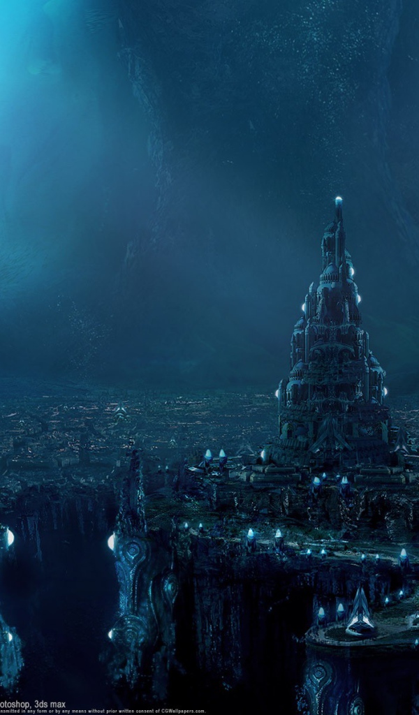 город в скале