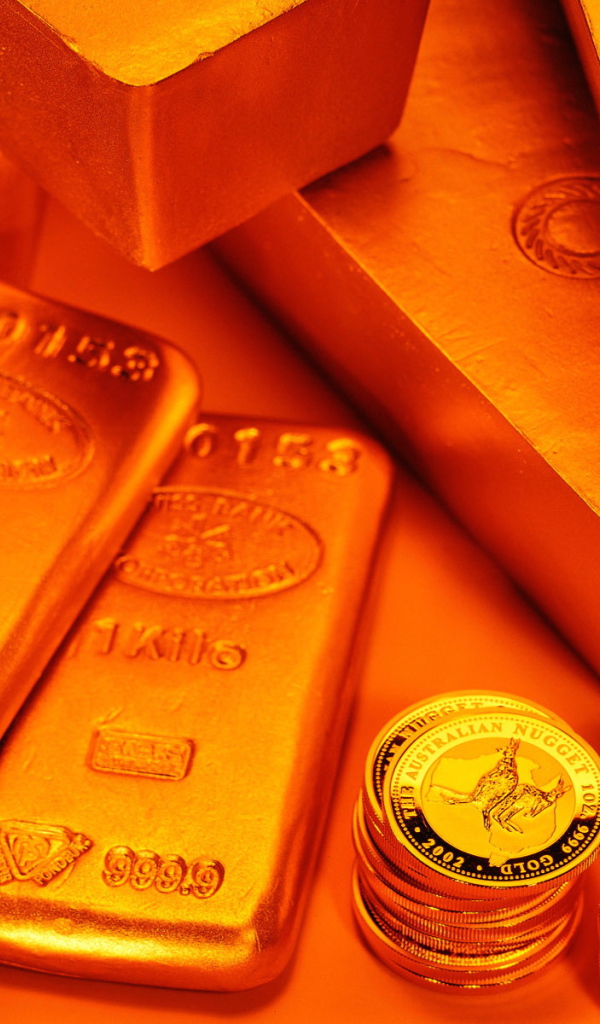 Огромные слитки золота