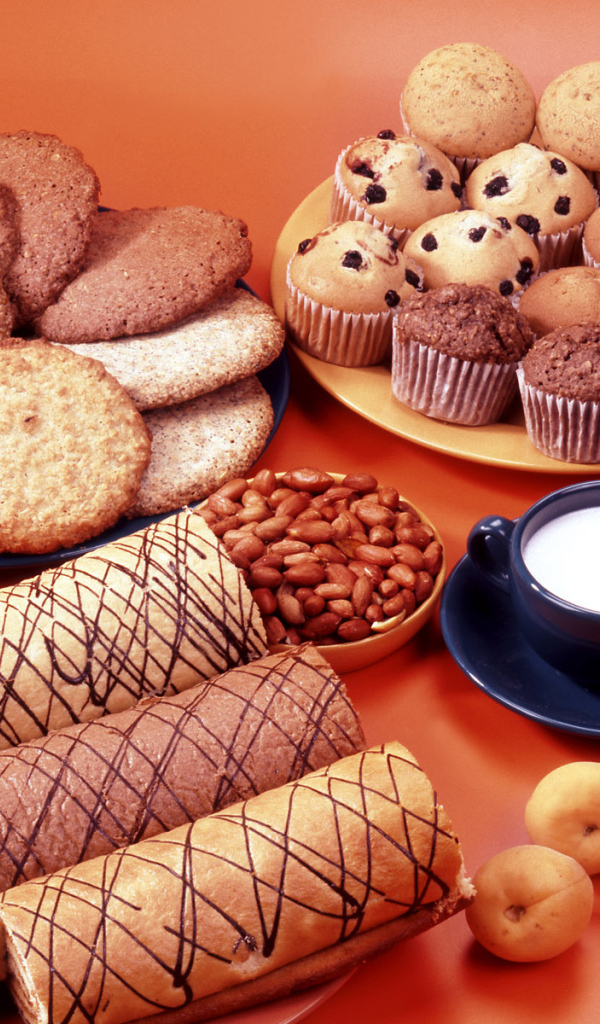 Хлебные лепешки с пирожным