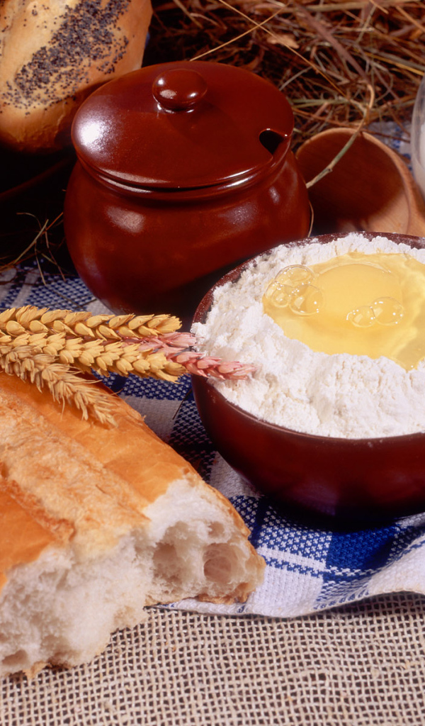 Хлеб творог яйцо