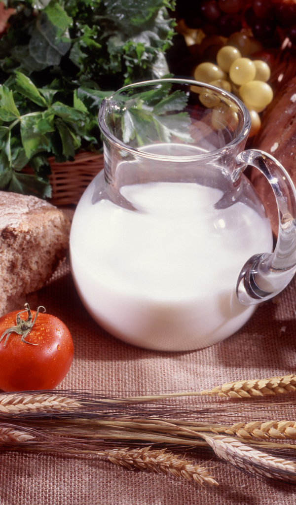 Ржаной хлеб с молоком