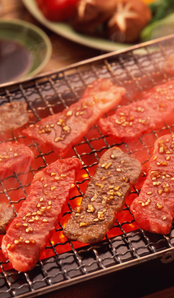 Барбекю кусочки мяса