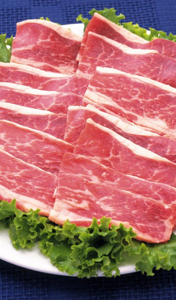 Мясо и зелень