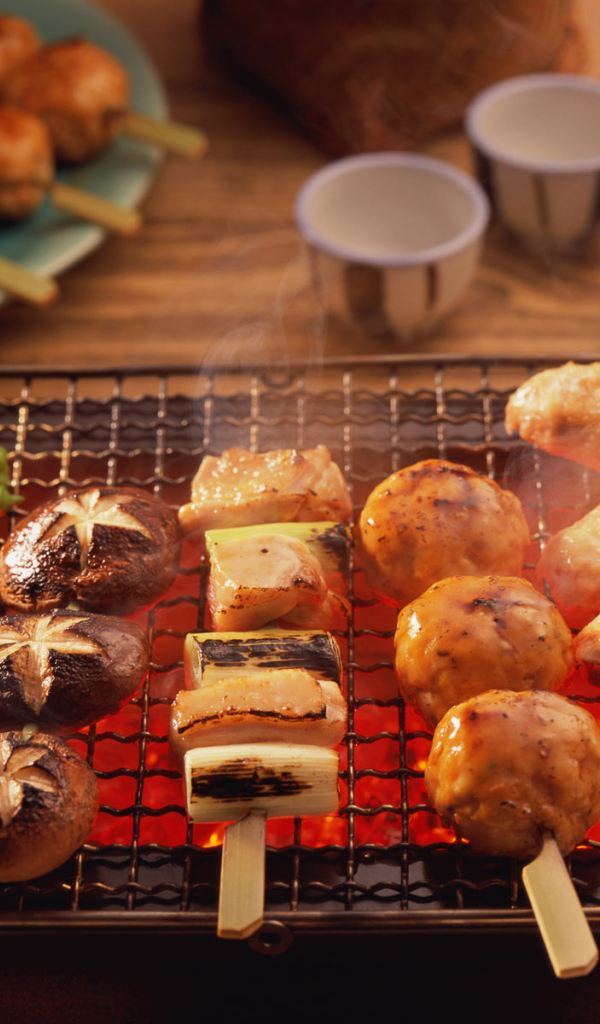 Мясо овощи барбекю