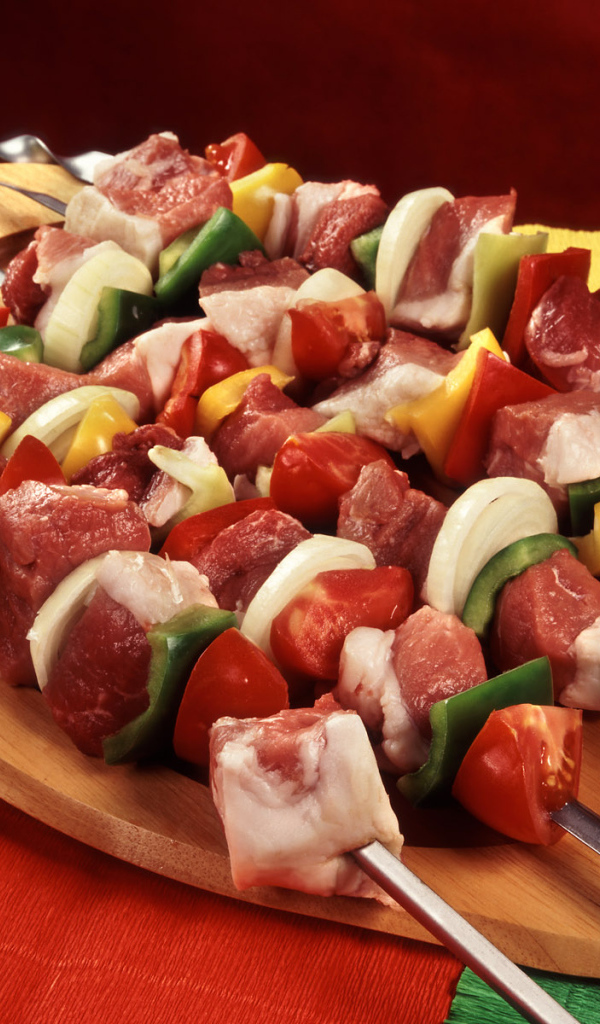 Не готовый шашлык