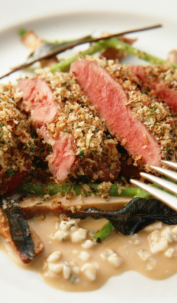 Мясо с грибами