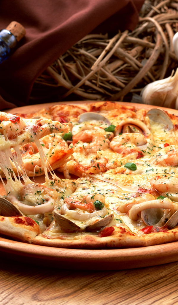 Пицца с грибочками