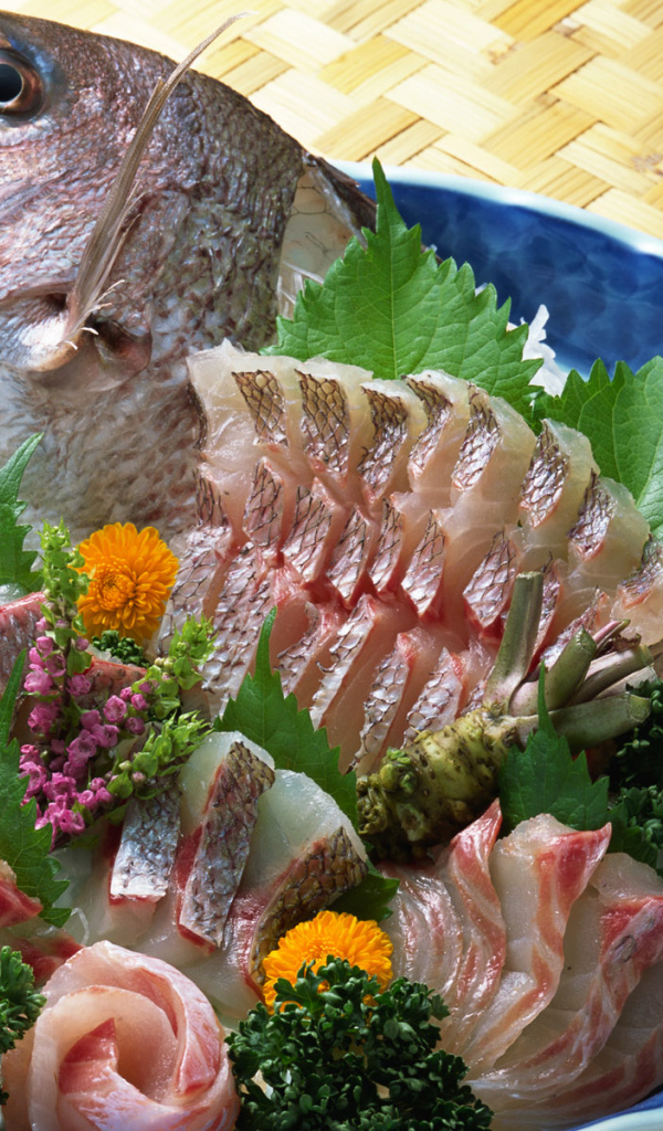 Красивое блюдо с рыбой