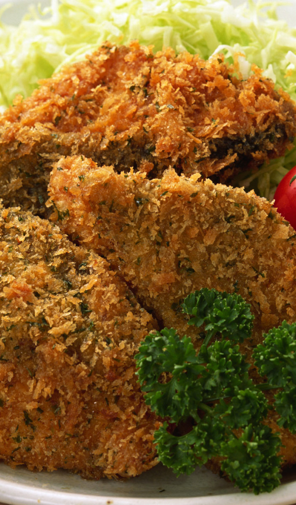 Хрустящие кусочки рыбы