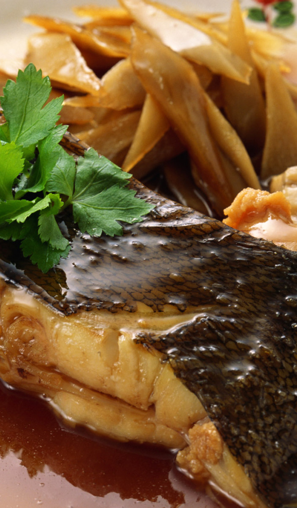 Рыбка с грибами