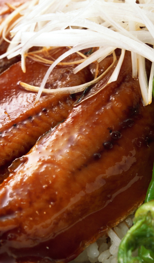 Рыба с рисом и фасолью