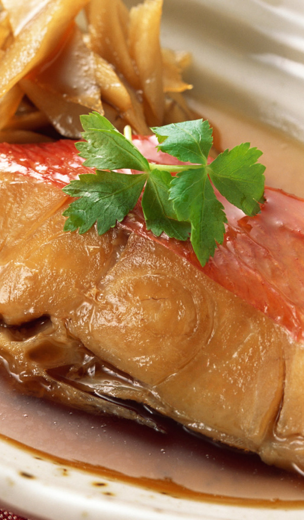 Жаренная форель