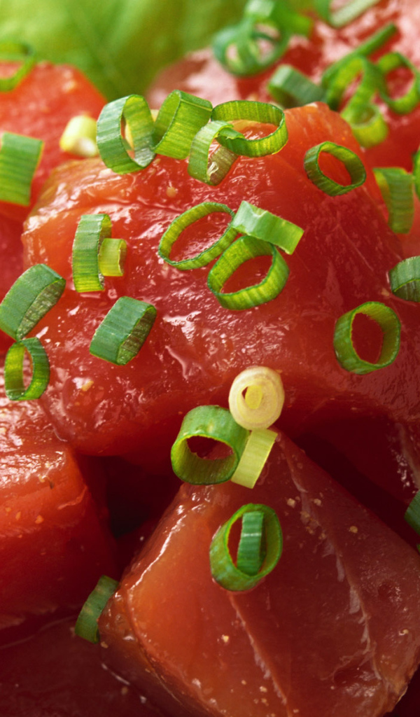 Кусочки мяса Красной рыбы