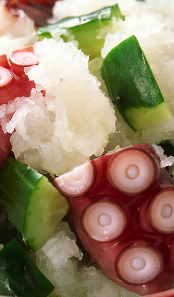 Щупальца осьминога с рисом