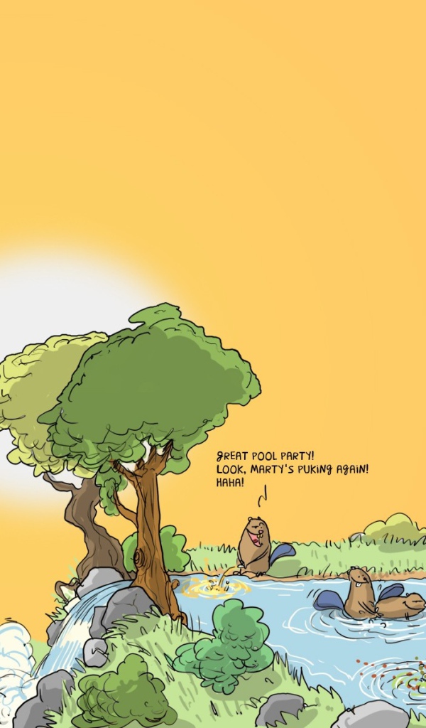 Бобры хулиганы