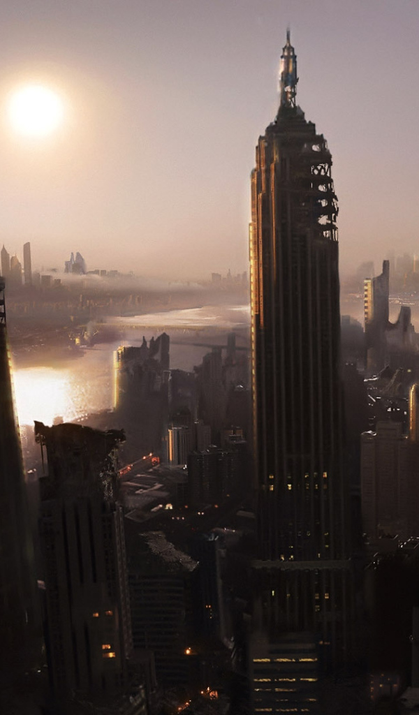 Город после бомбежки