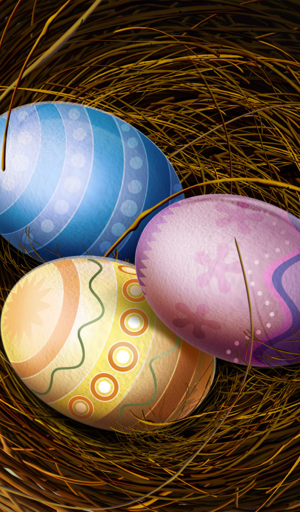 Разукрашенные Пасхальные яйца