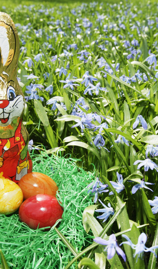 Яйца и Пасхальный заяц