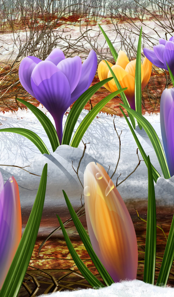 Подснежники на 8 марта