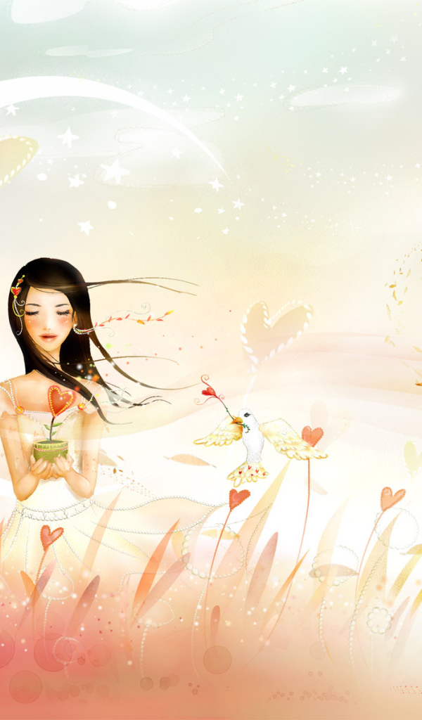 Красивая валентинка