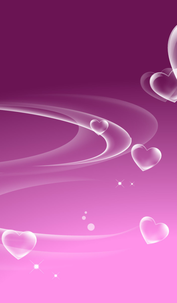 Летящие сердца День Св. Валентина