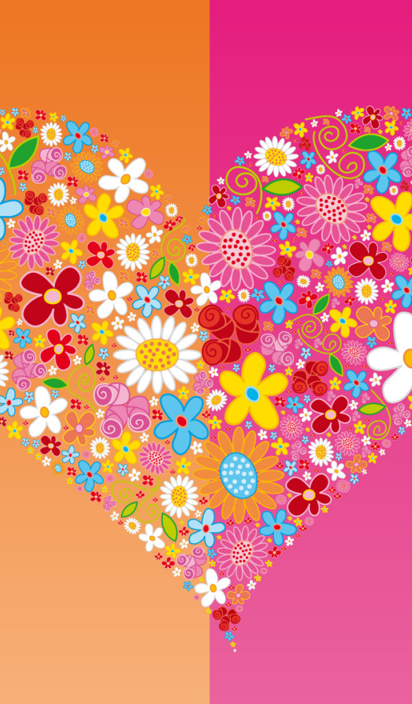 Сердечко хиппи на День Св. Валентина