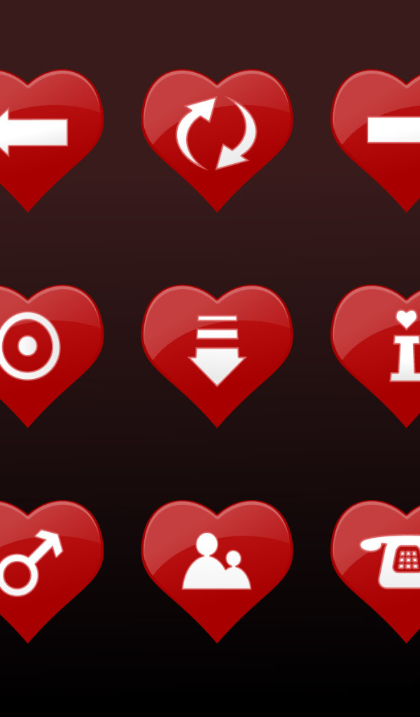 Влюбленные иконки
