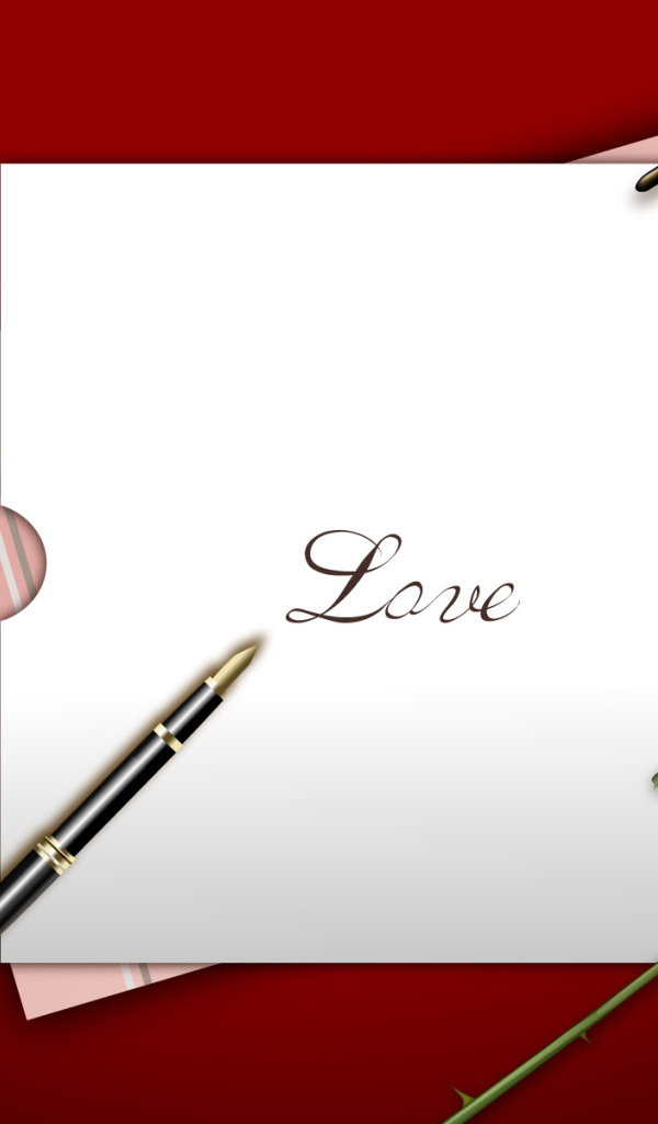 Любовное письмо на День Святого Валентина