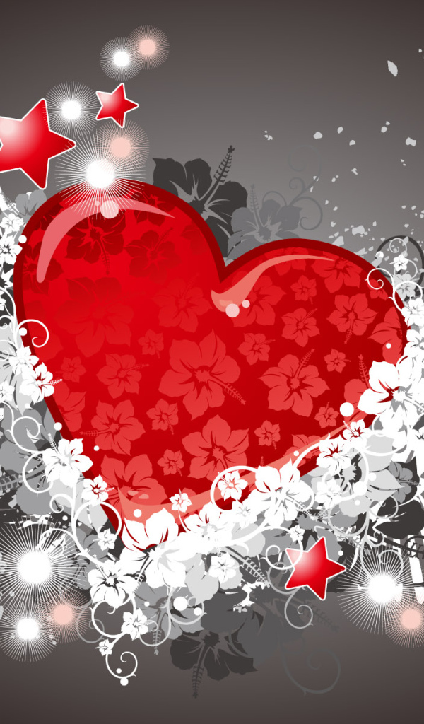 Векторное сердечко в День Св. Валентина