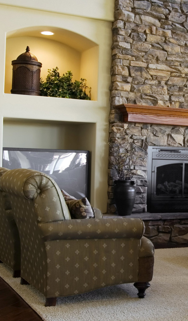 Комната с камином