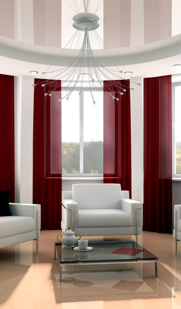 Комната со множеством окон