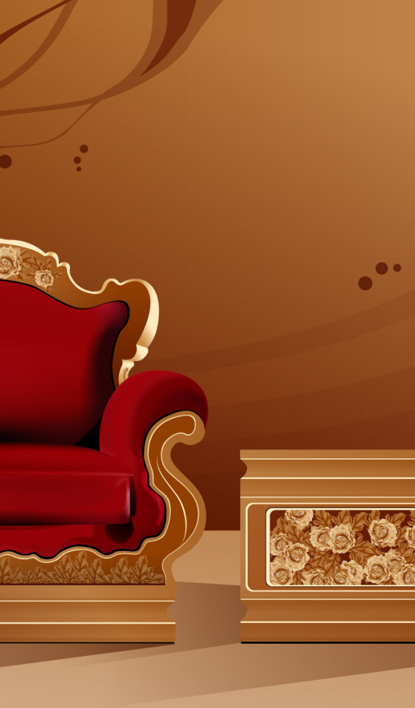 Красивое кресло