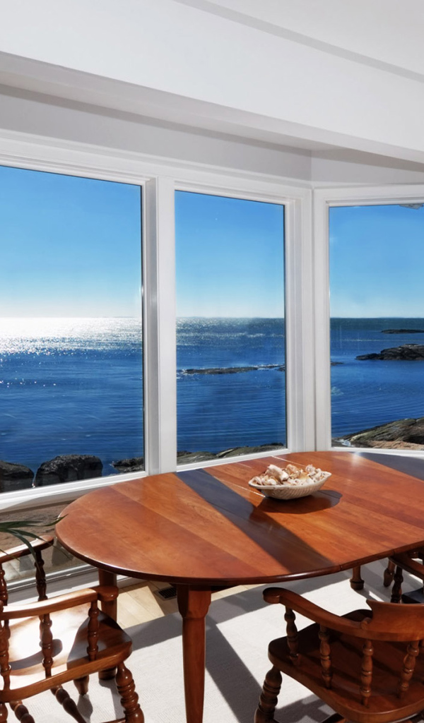 Столовая с невероятно красивым видом