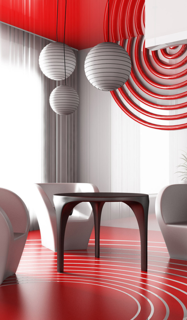 Футуристическая гостиная