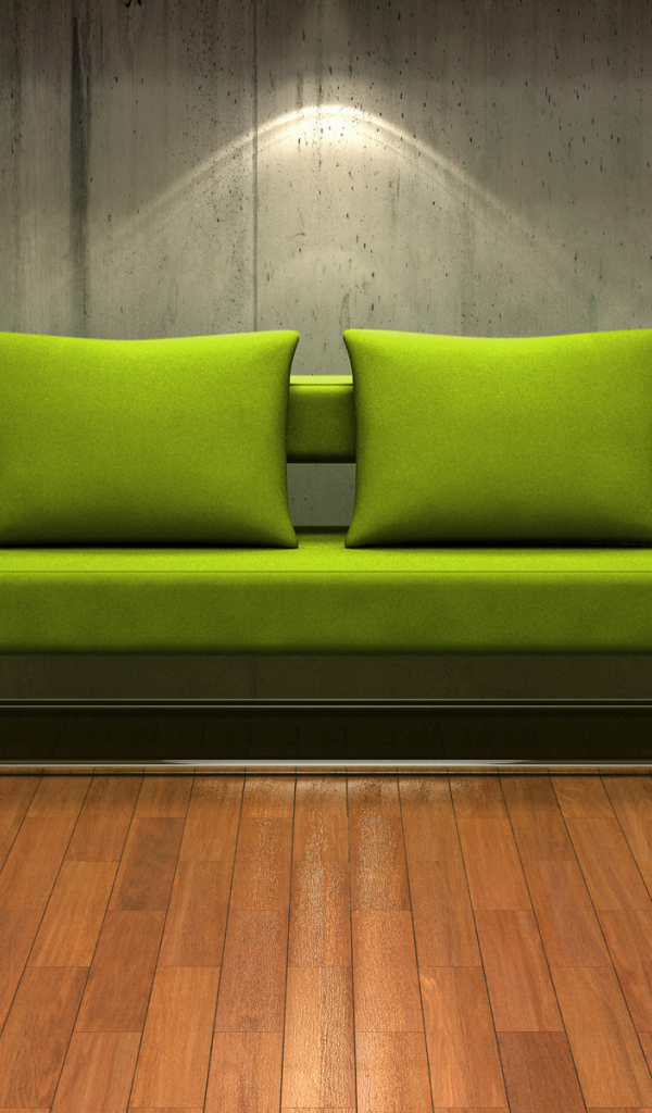 Зеленая софа