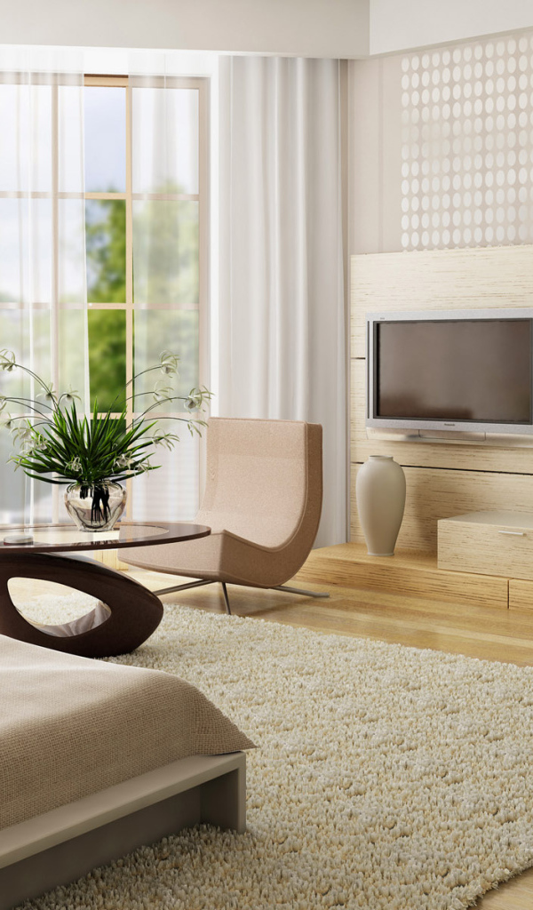 Интерьер однокомнатных апартаментов