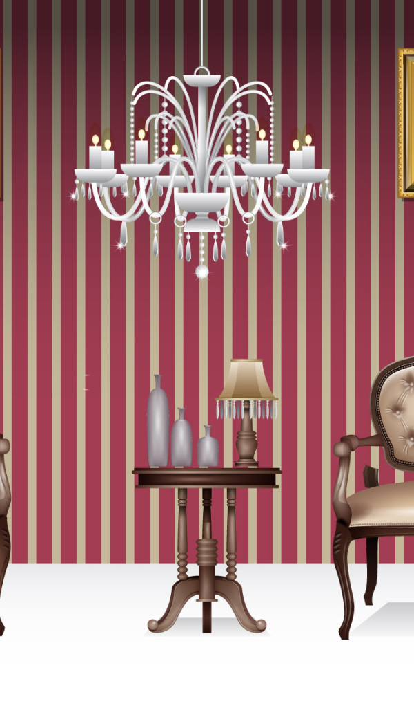 Полосатая комната