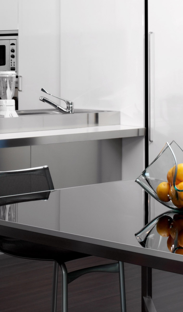 Футуристический интерьер столовой