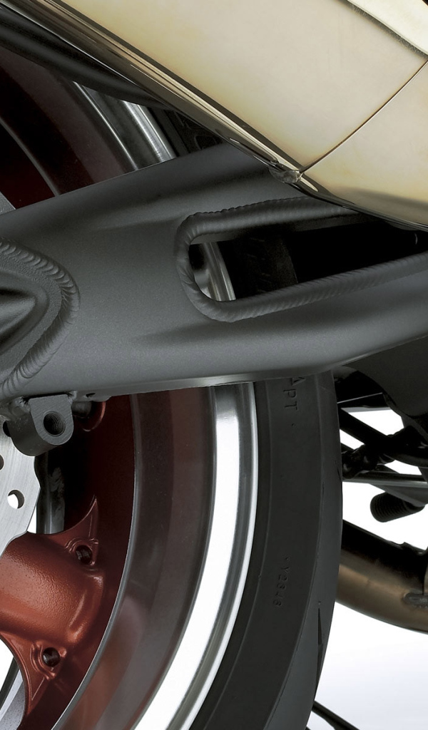 Заднее колесо мотоцикла