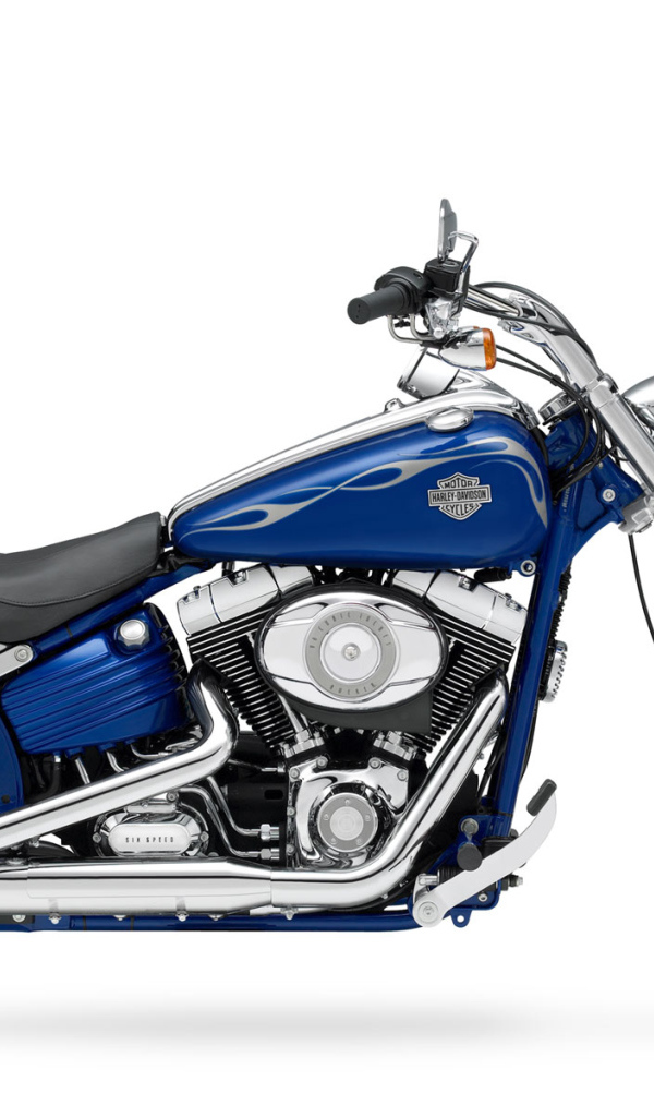 Harley Davidson голубой