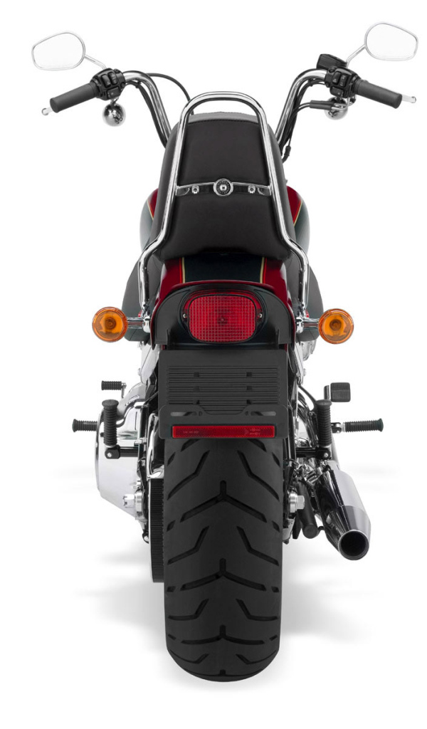 Harley Davidson вид сзади