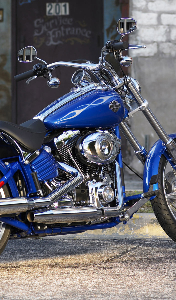 Harley Davidson синий