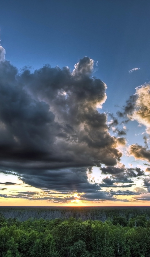 Облака на закате