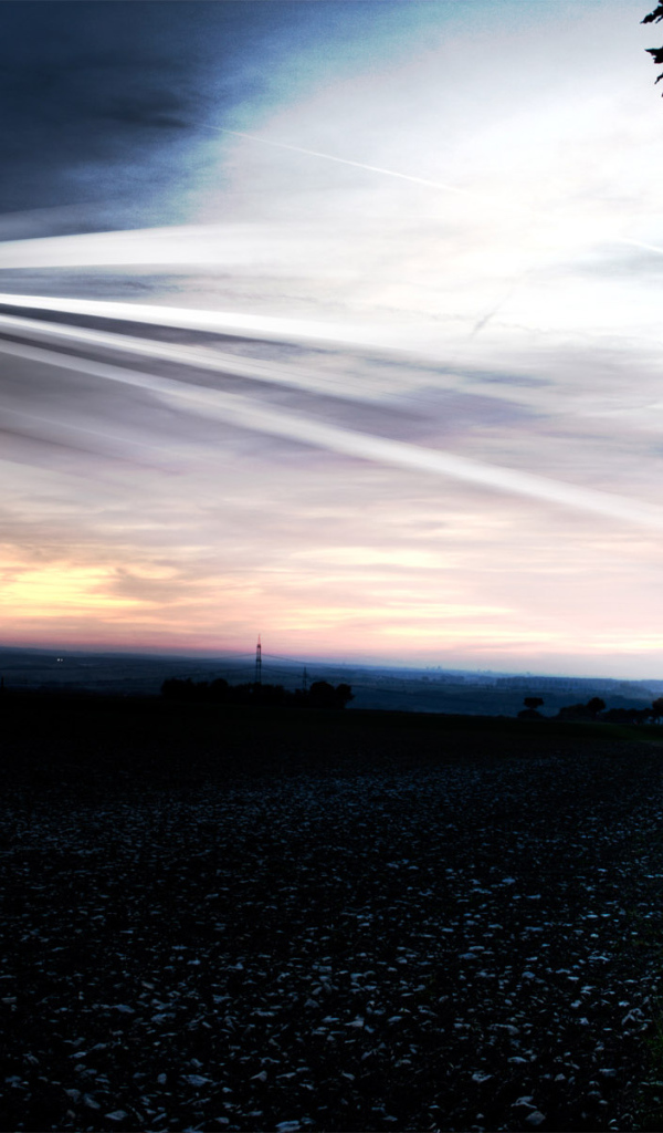 Вечернее небо HDR