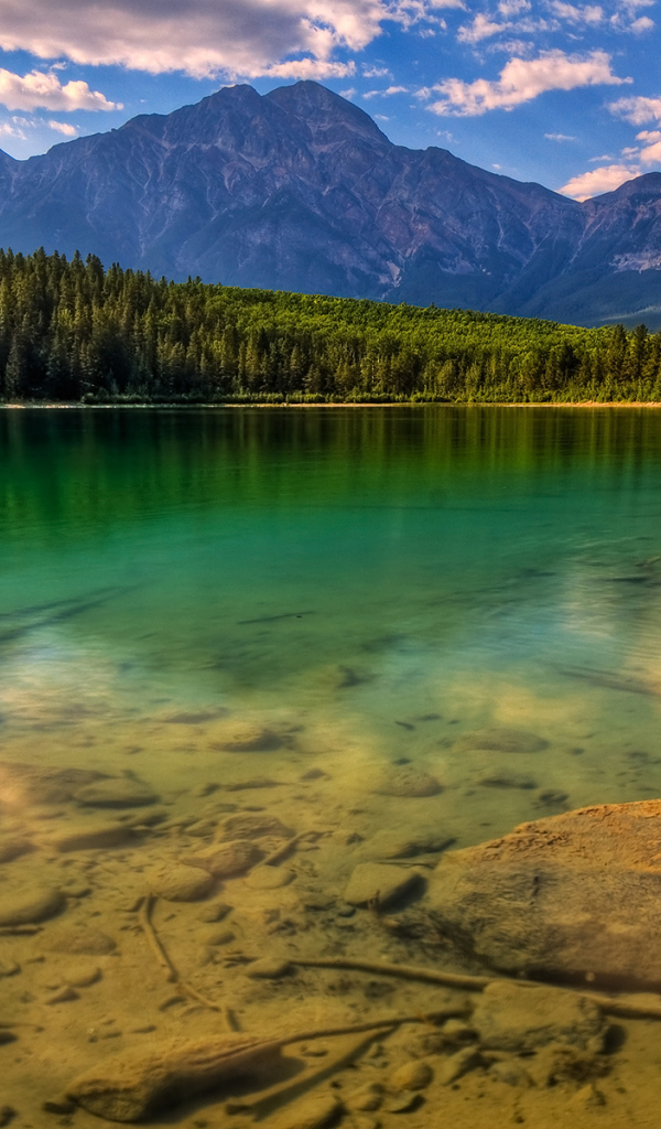 Красивый вид на горы